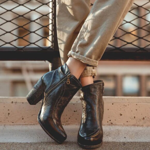 NEW BED/STU Made In Mexico Leather Isla Booties in tonic for women 725 8j4 - Picture 9 of 11